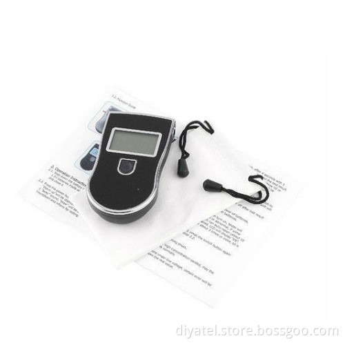 Alcohol Tester with 3-Digit Blue Backlight LCD Display and Five Replaceable Mouthpieces